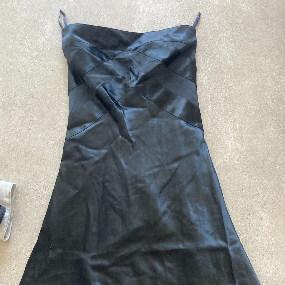 Silk Banana Republic Strapless Dress